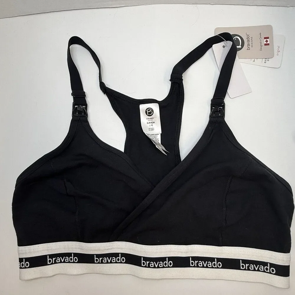Bravado Original Nursing Bra In Black Sz Small New